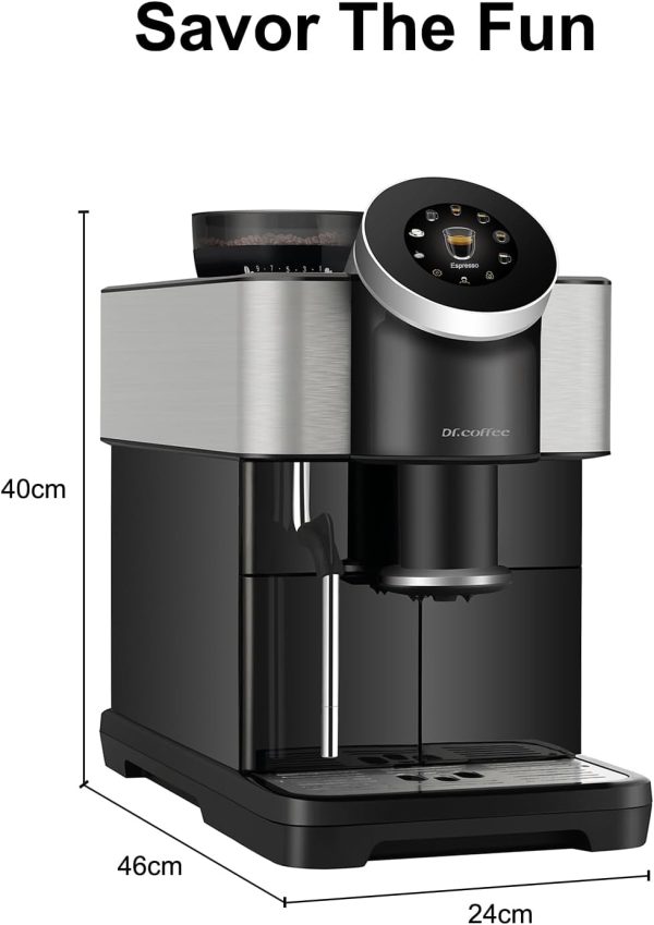 Dr Coffee H1 Automatic Coffee Machine*Bonus 1kg Coffee Beans* - Image 9