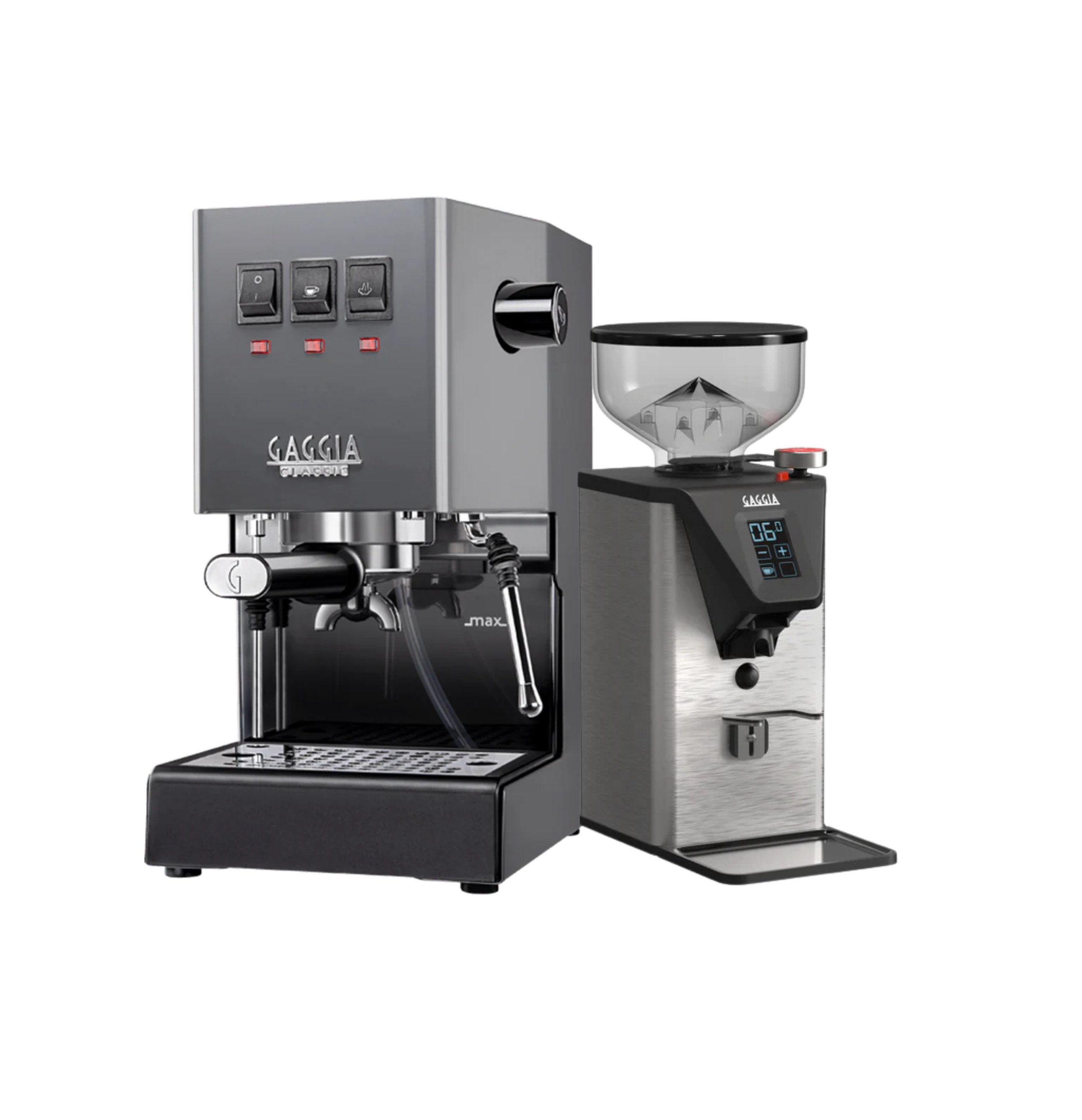E24 Grey + Gaggia MDF
